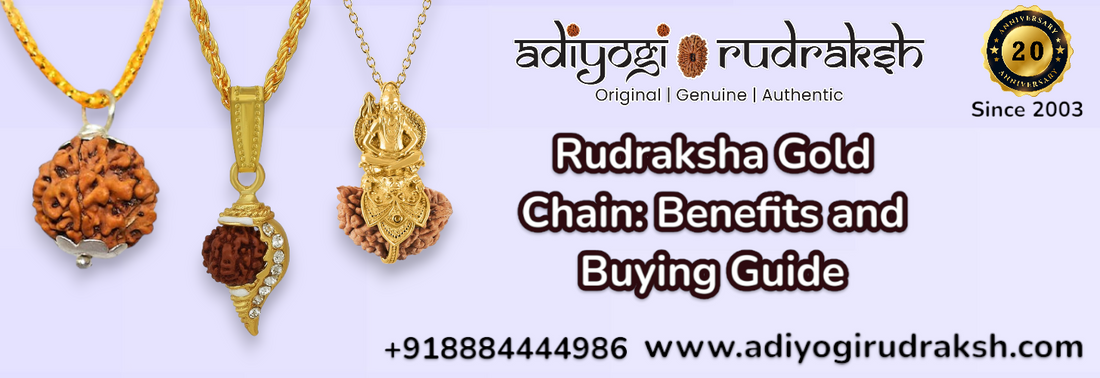 Rudraksha Gold Chain